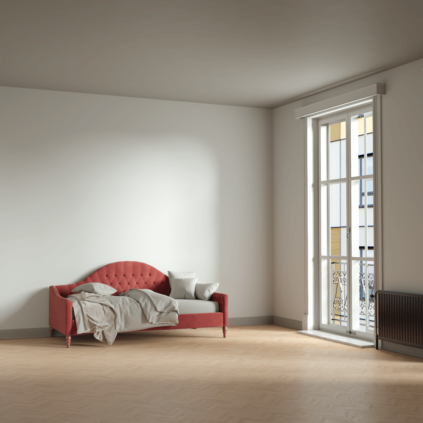 Elise Daybed with Elegant Curves and Versatile Comfort