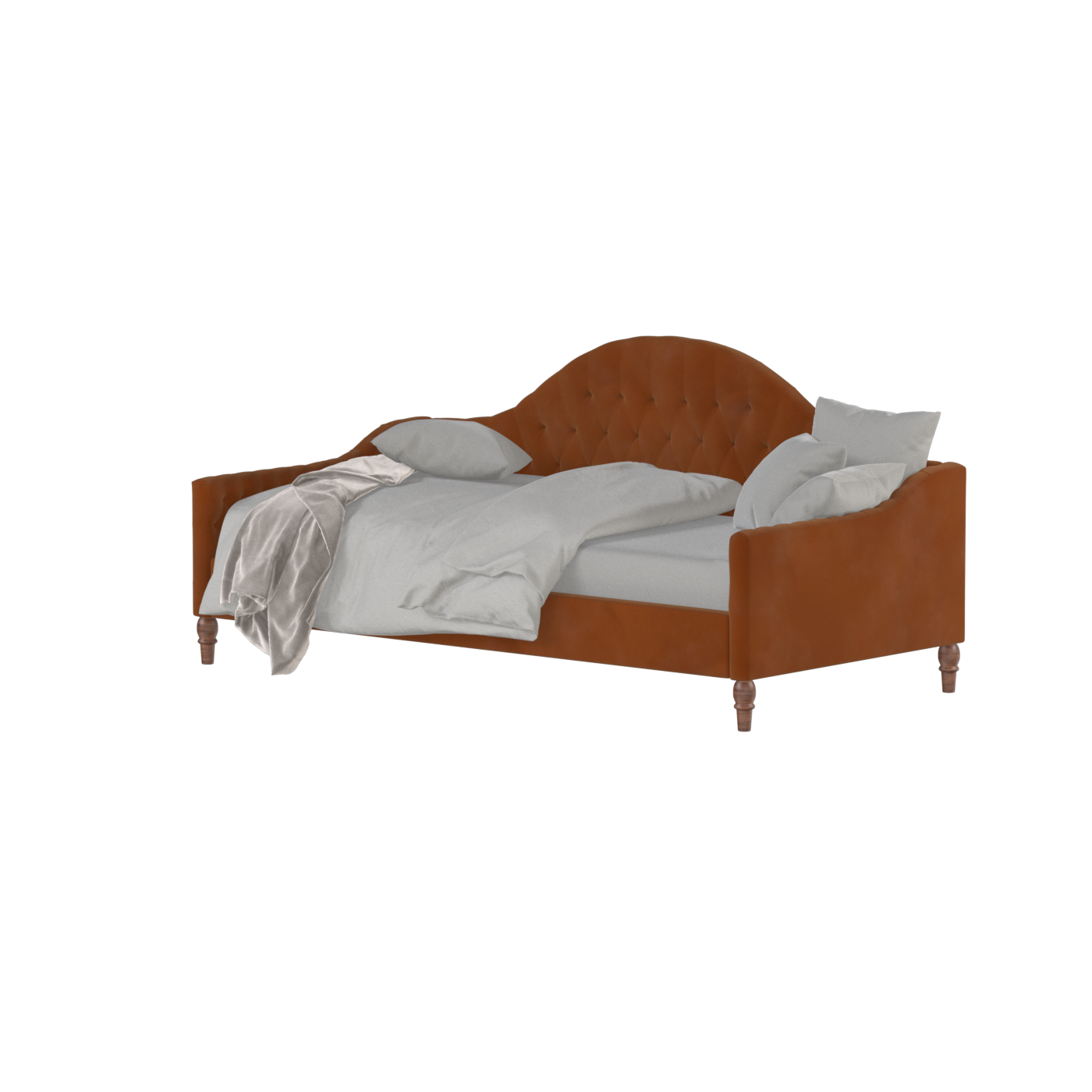 Lit de repos Elise aux courbes élégantes et au confort polyvalent