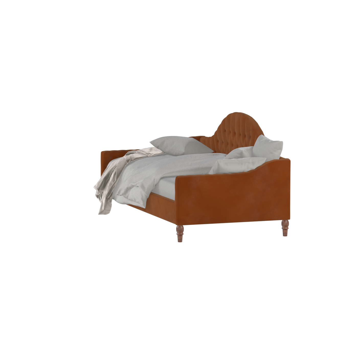 Lit de repos Elise aux courbes élégantes et au confort polyvalent