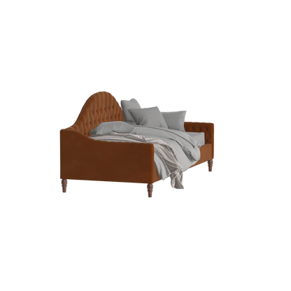 Lit de repos Elise aux courbes élégantes et au confort polyvalent
