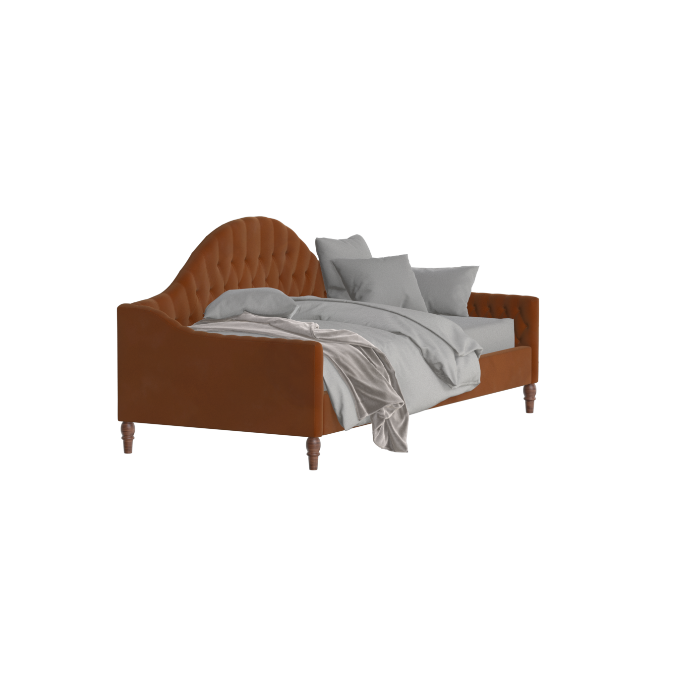Lit de repos Elise aux courbes élégantes et au confort polyvalent