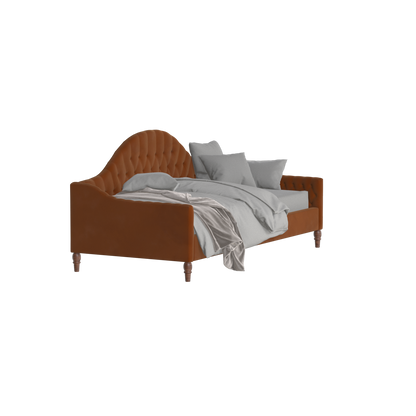 Lit de repos Elise aux courbes élégantes et au confort polyvalent