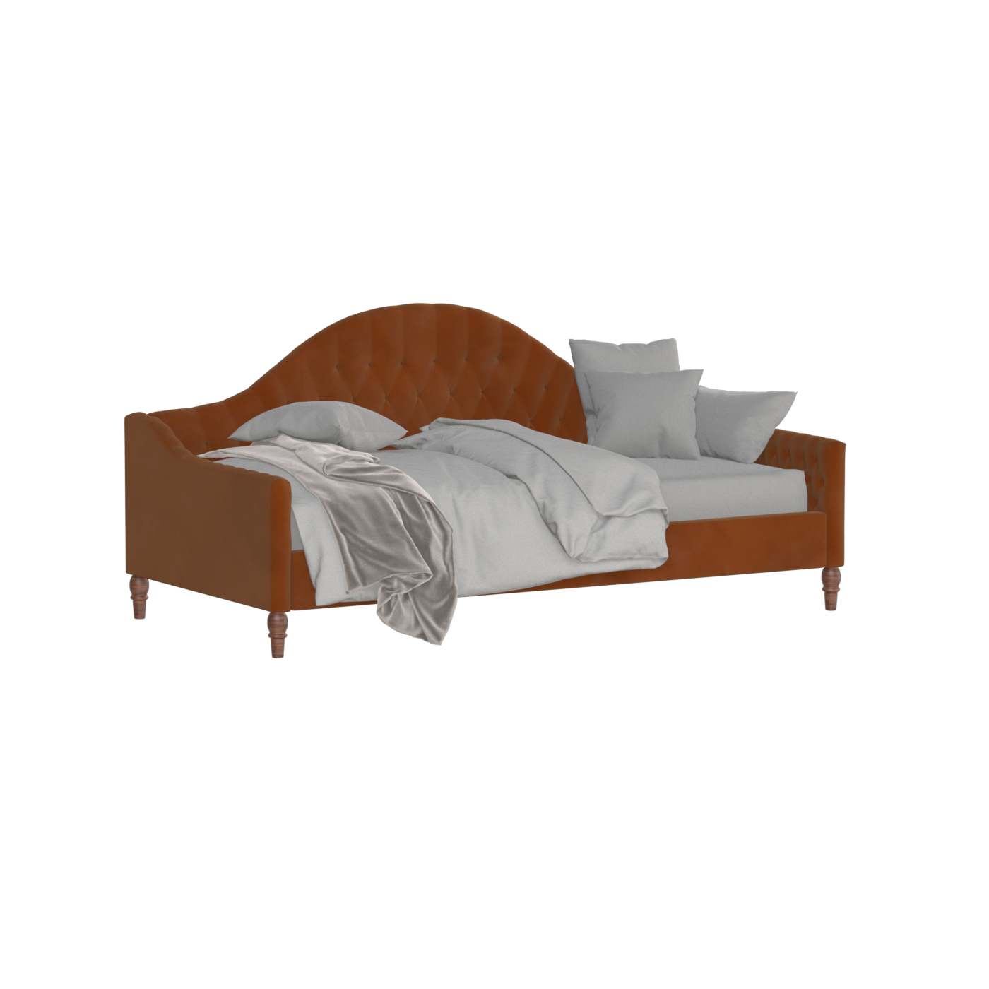 Lit de repos Elise aux courbes élégantes et au confort polyvalent
