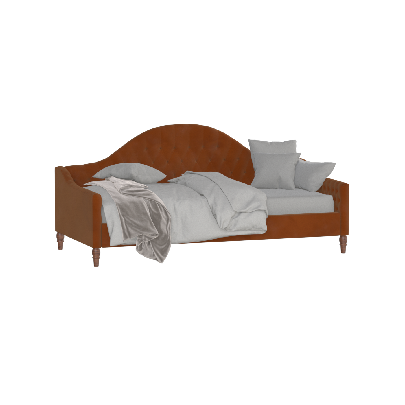 Lit de repos Elise aux courbes élégantes et au confort polyvalent