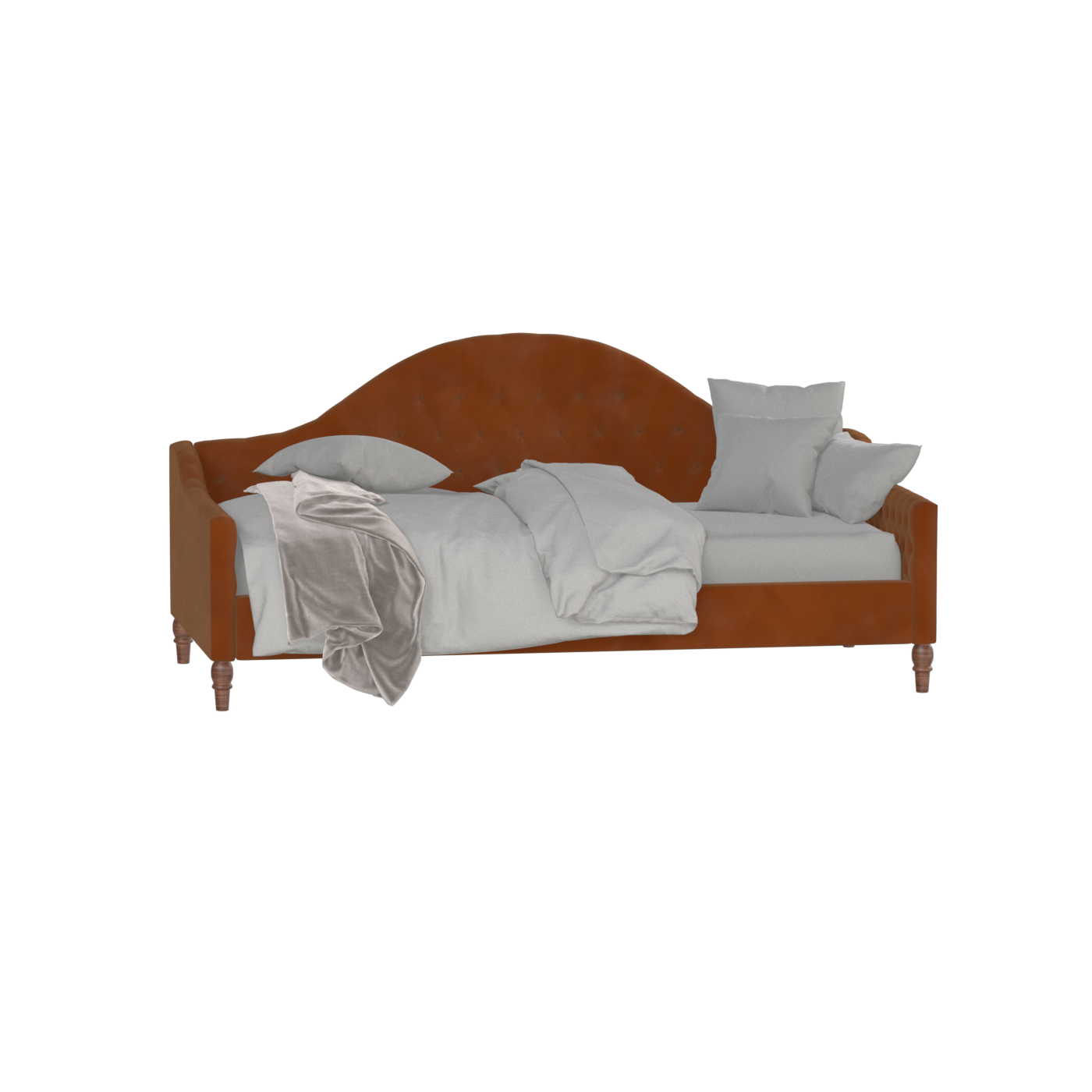 Lit de repos Elise aux courbes élégantes et au confort polyvalent