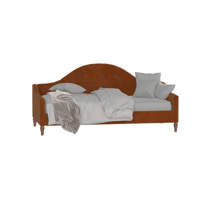 Lit de repos Elise aux courbes élégantes et au confort polyvalent