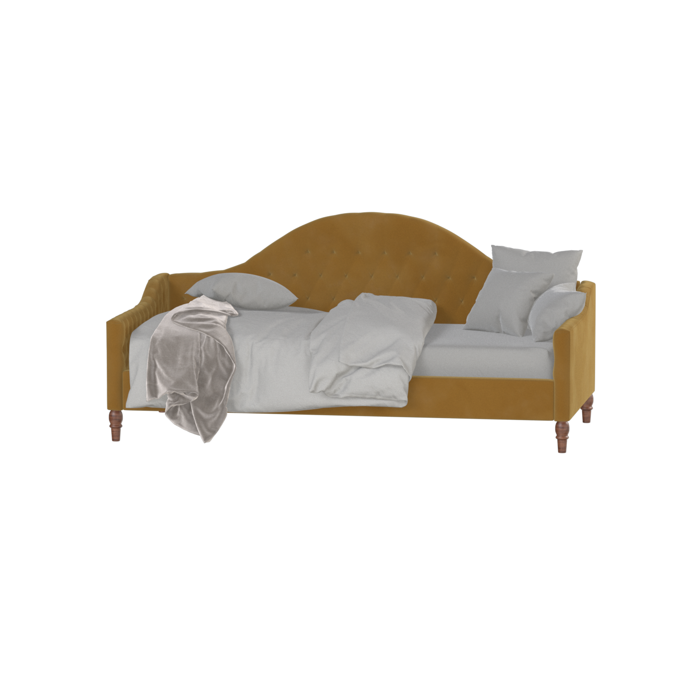 Lit de repos Elise aux courbes élégantes et au confort polyvalent