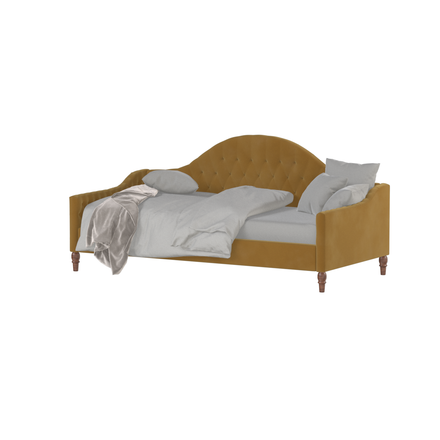 Elise Daybed with Elegant Curves and Versatile Comfort