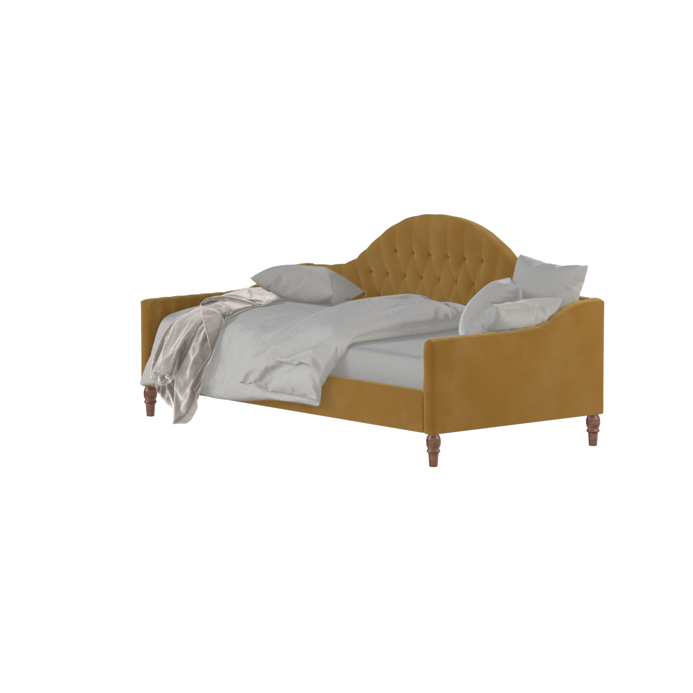 Elise Daybed with Elegant Curves and Versatile Comfort