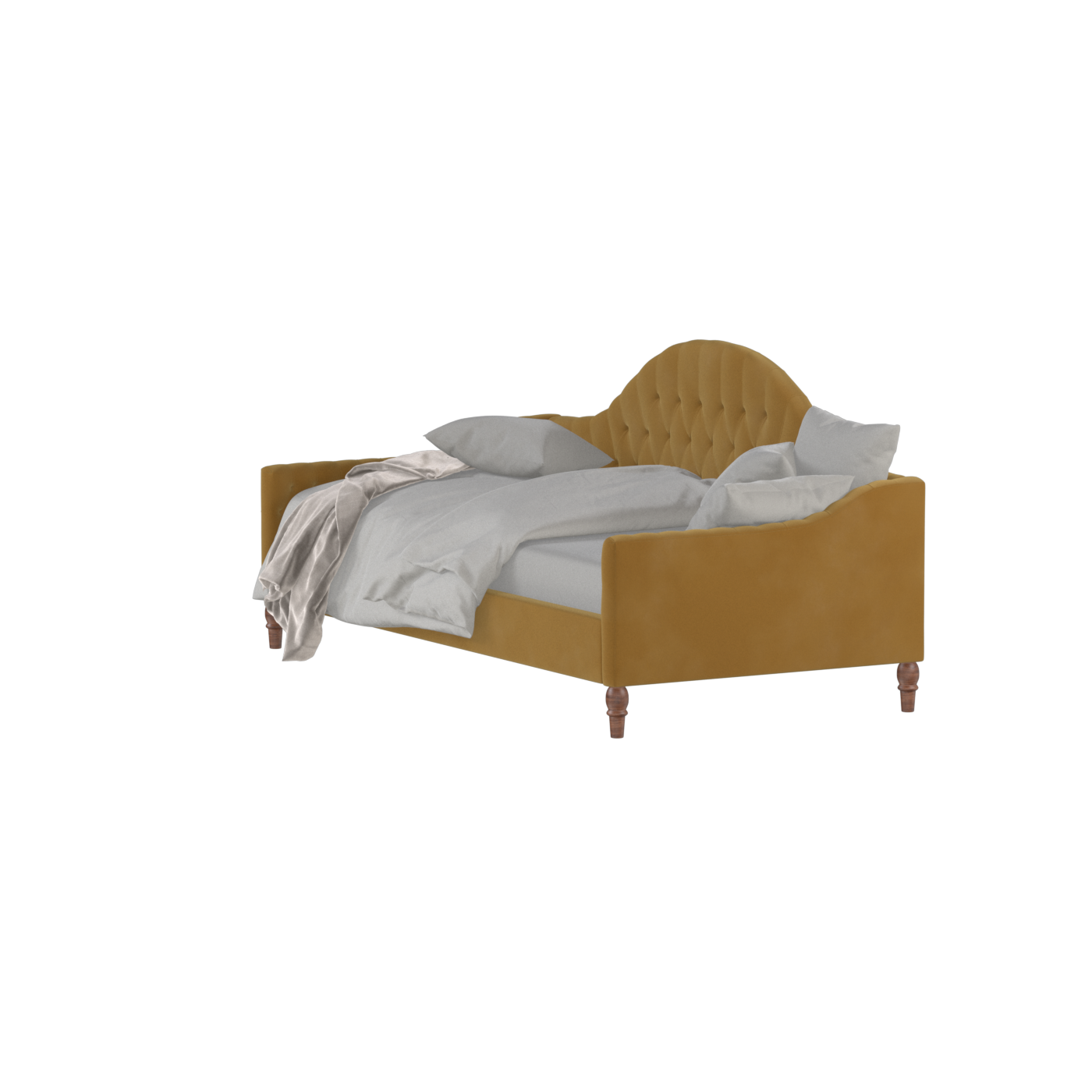 Elise Daybed with Elegant Curves and Versatile Comfort