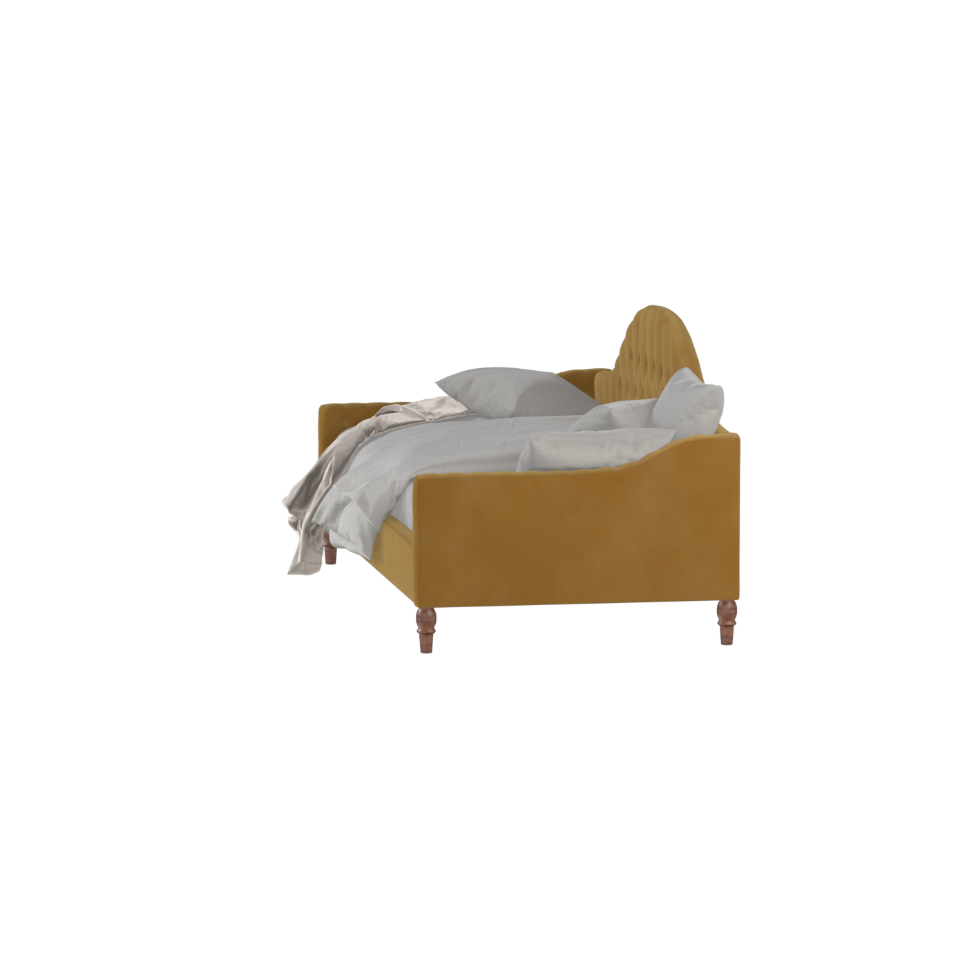 Elise Daybed with Elegant Curves and Versatile Comfort