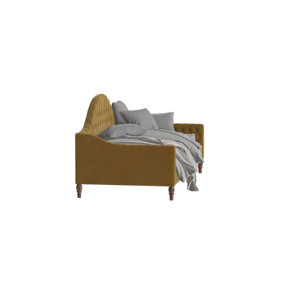 Elise Daybed with Elegant Curves and Versatile Comfort