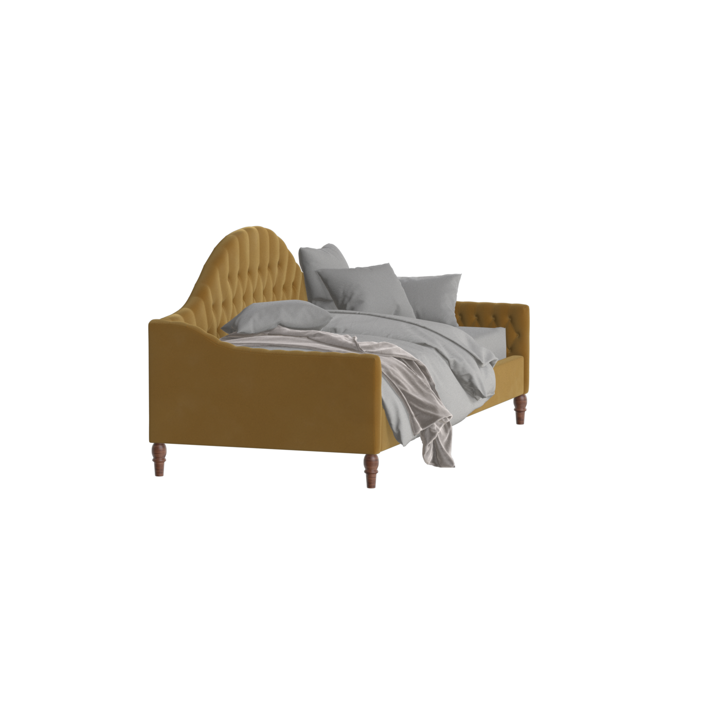 Elise Daybed with Elegant Curves and Versatile Comfort
