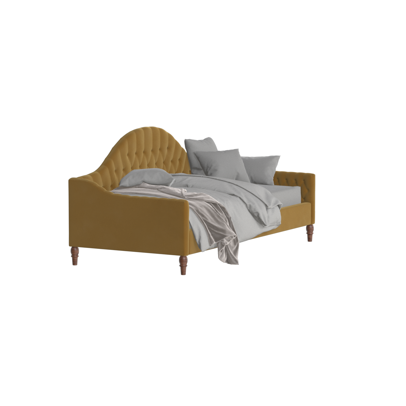 Elise Daybed with Elegant Curves and Versatile Comfort