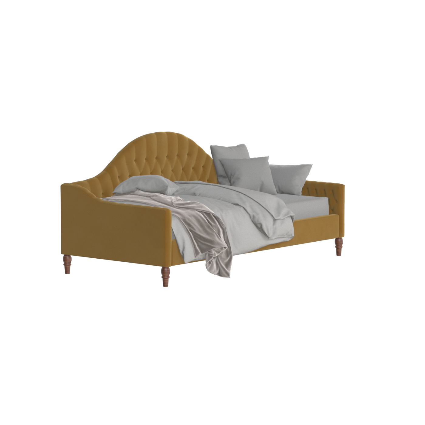 Elise Daybed with Elegant Curves and Versatile Comfort