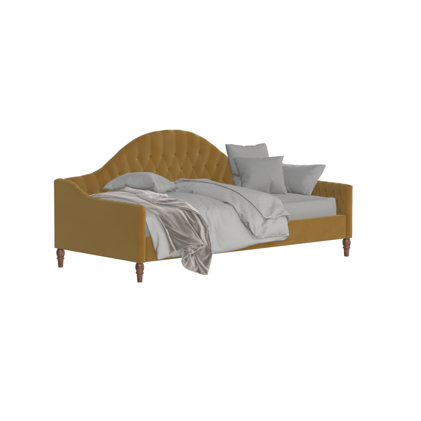 Elise Daybed with Elegant Curves and Versatile Comfort