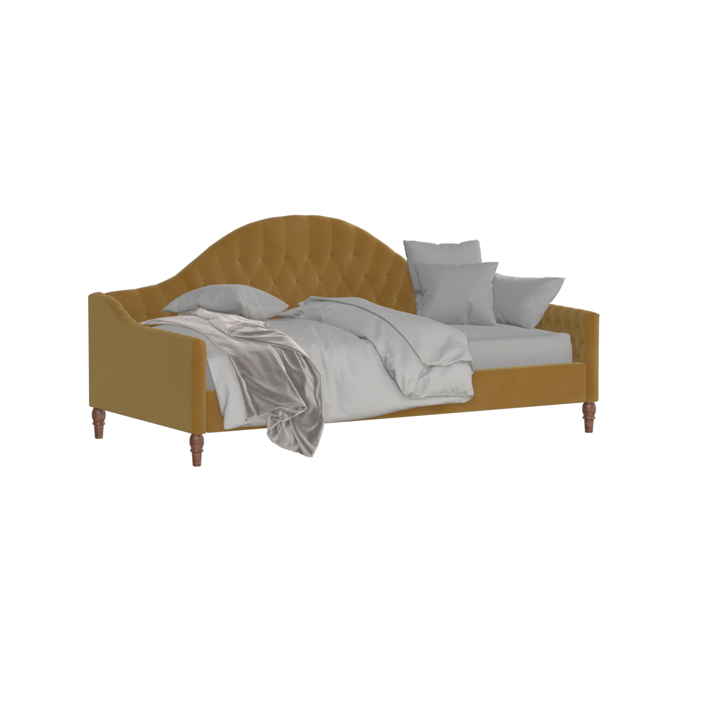 Elise Daybed with Elegant Curves and Versatile Comfort