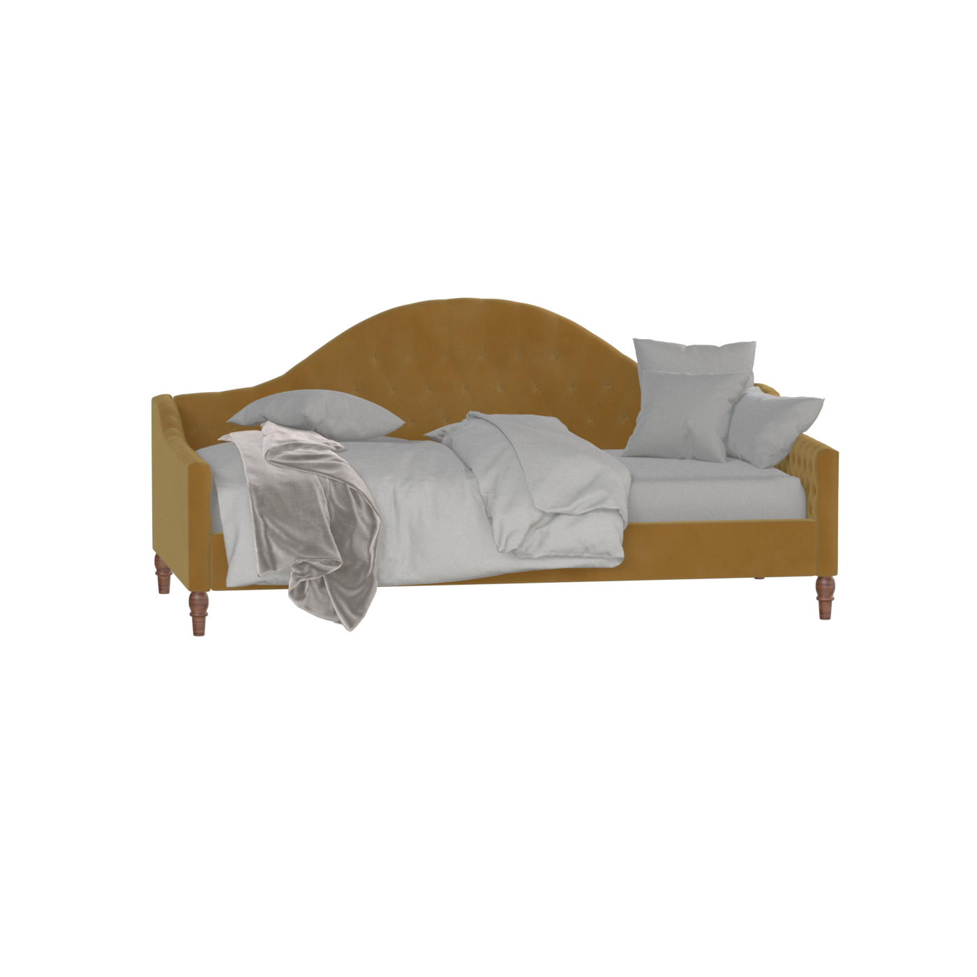 Elise Daybed with Elegant Curves and Versatile Comfort