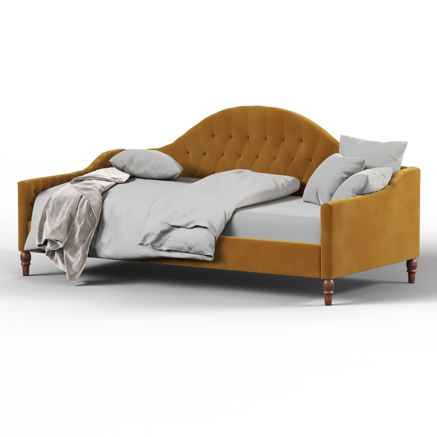 Elise Daybed with Elegant Curves and Versatile Comfort