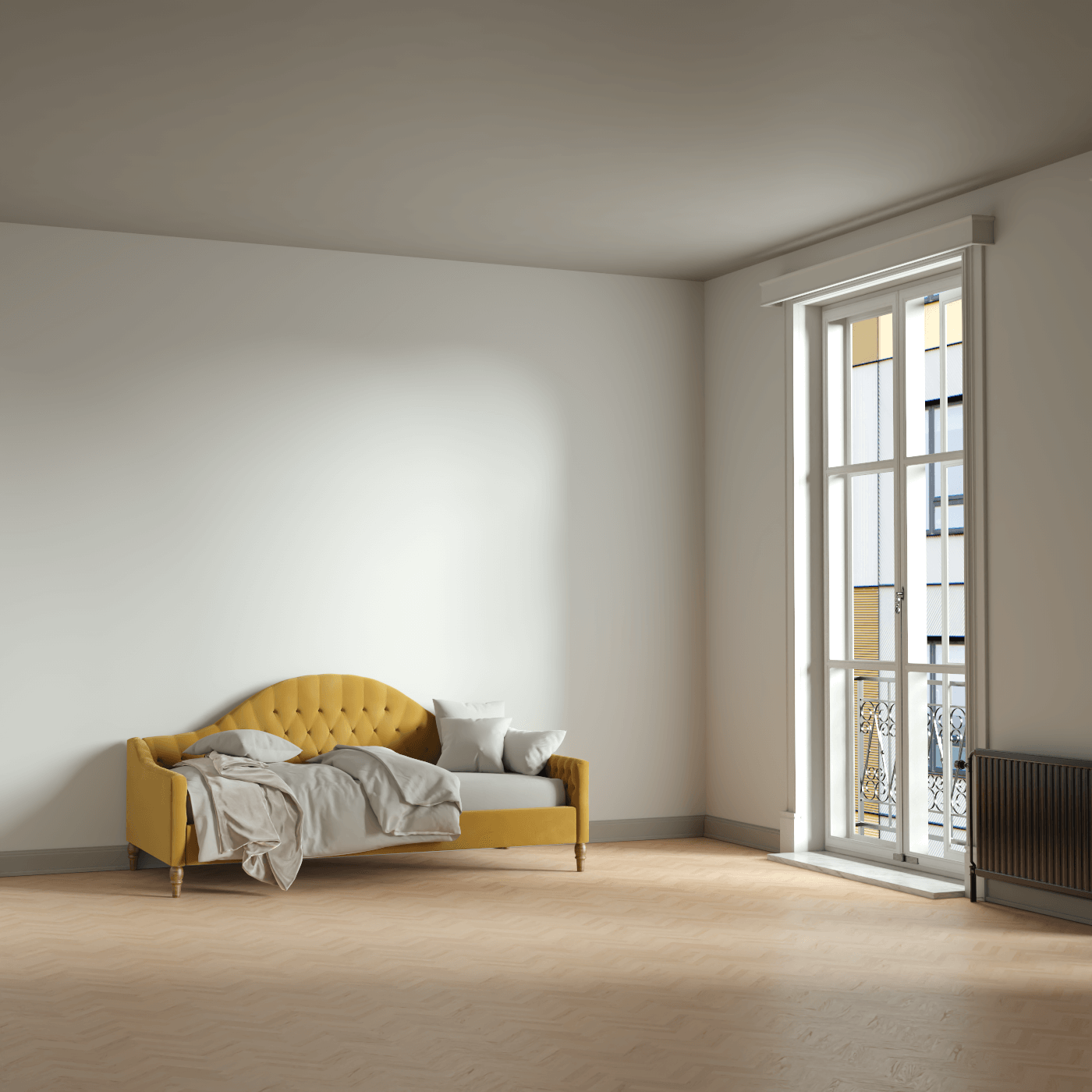 Elise Daybed with Elegant Curves and Versatile Comfort