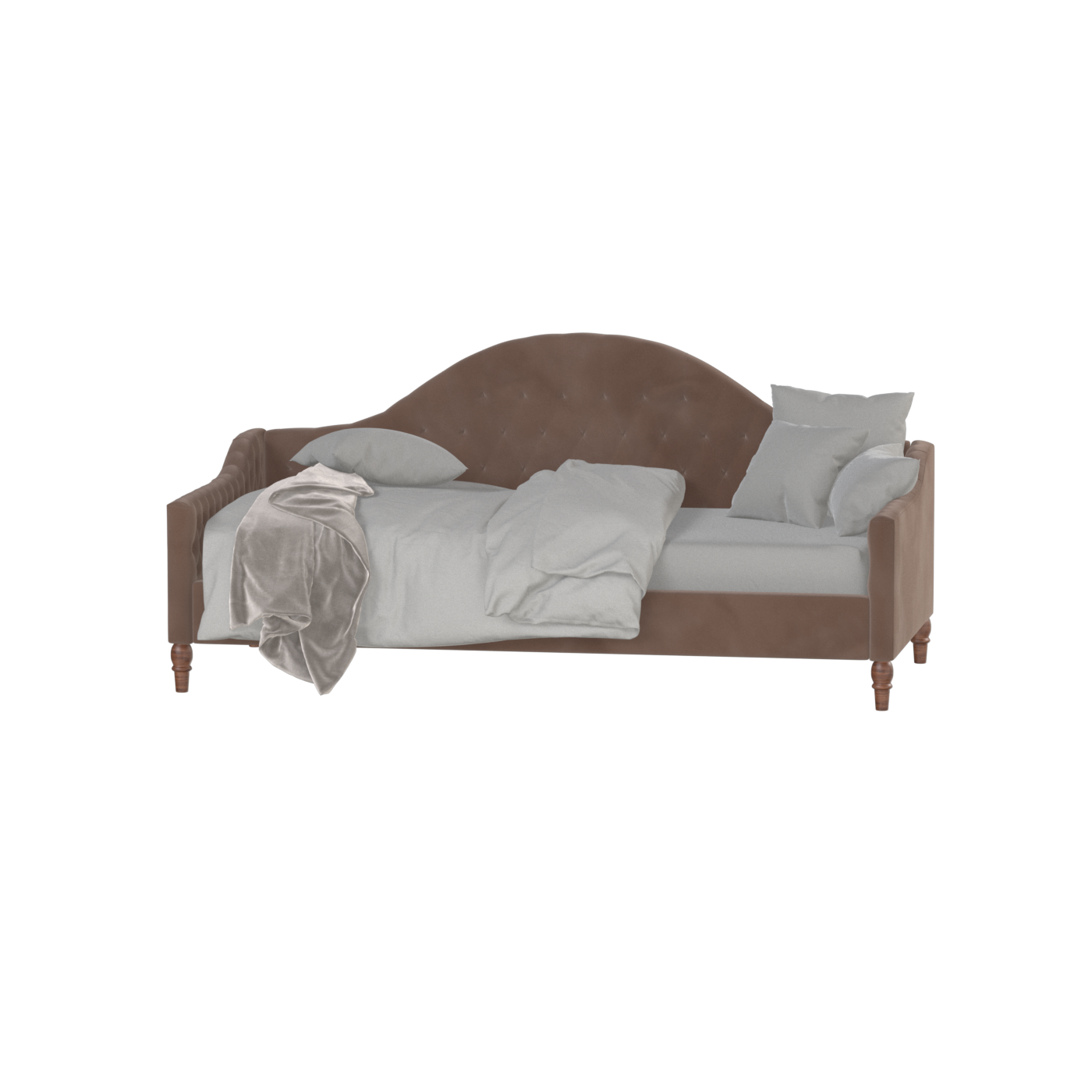 Elise Daybed with Elegant Curves and Versatile Comfort