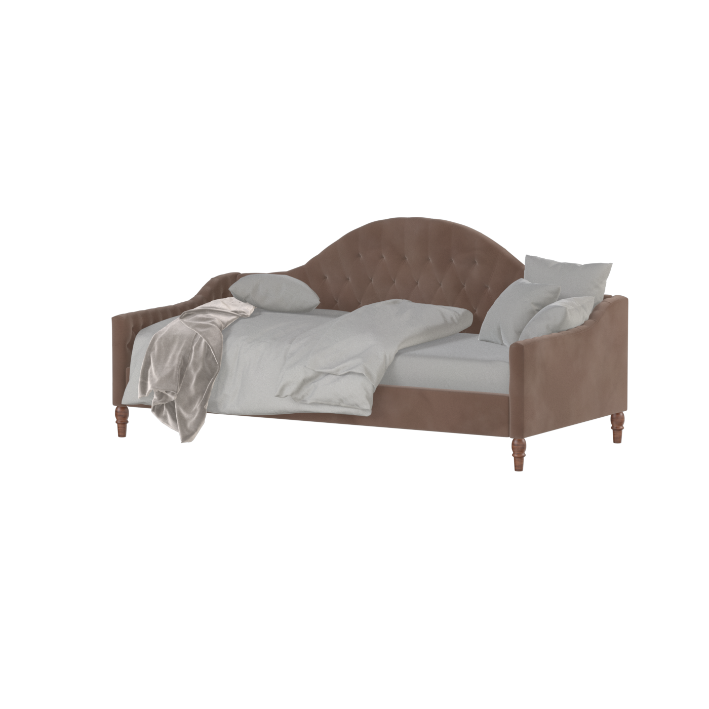 Elise Daybed with Elegant Curves and Versatile Comfort