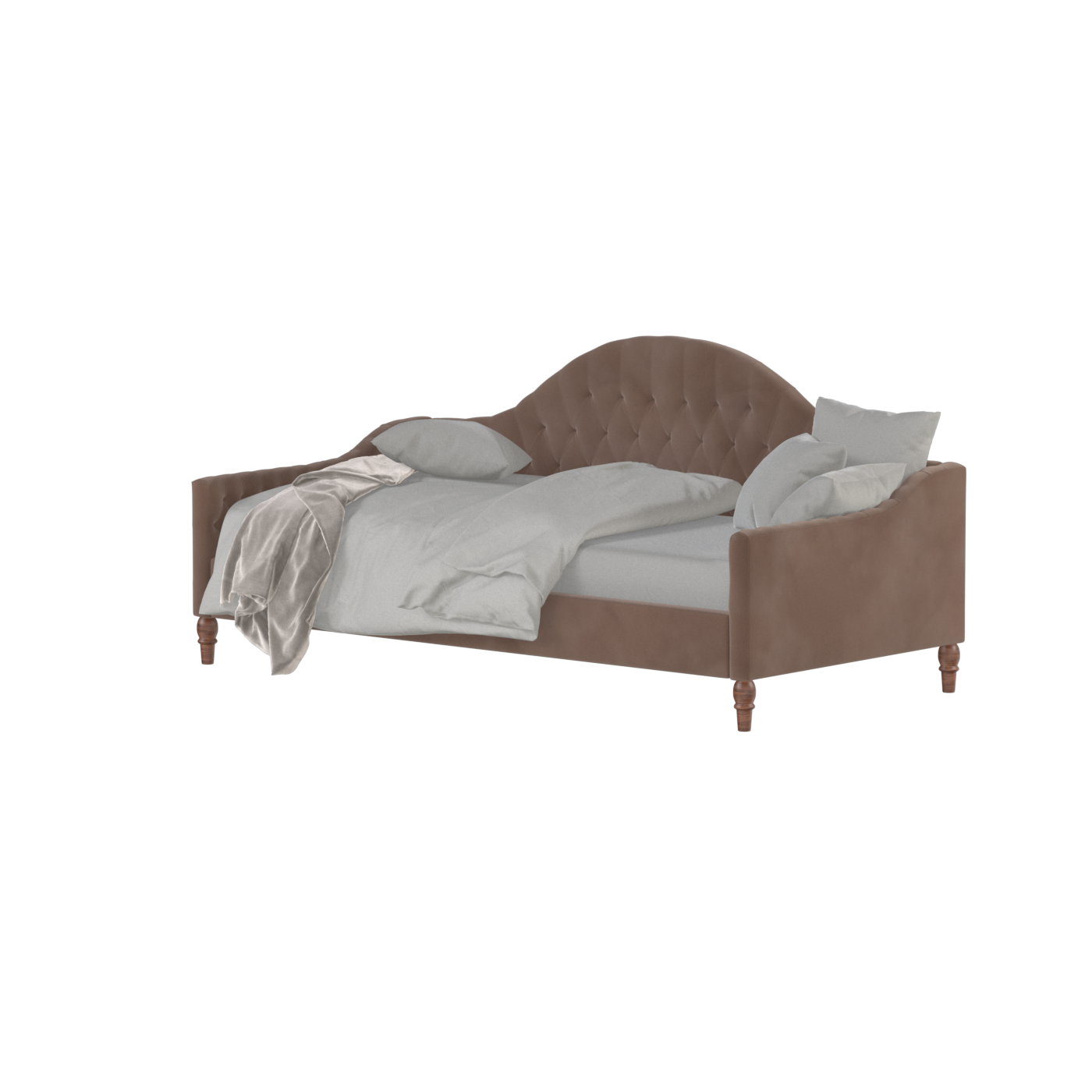 Elise Daybed with Elegant Curves and Versatile Comfort
