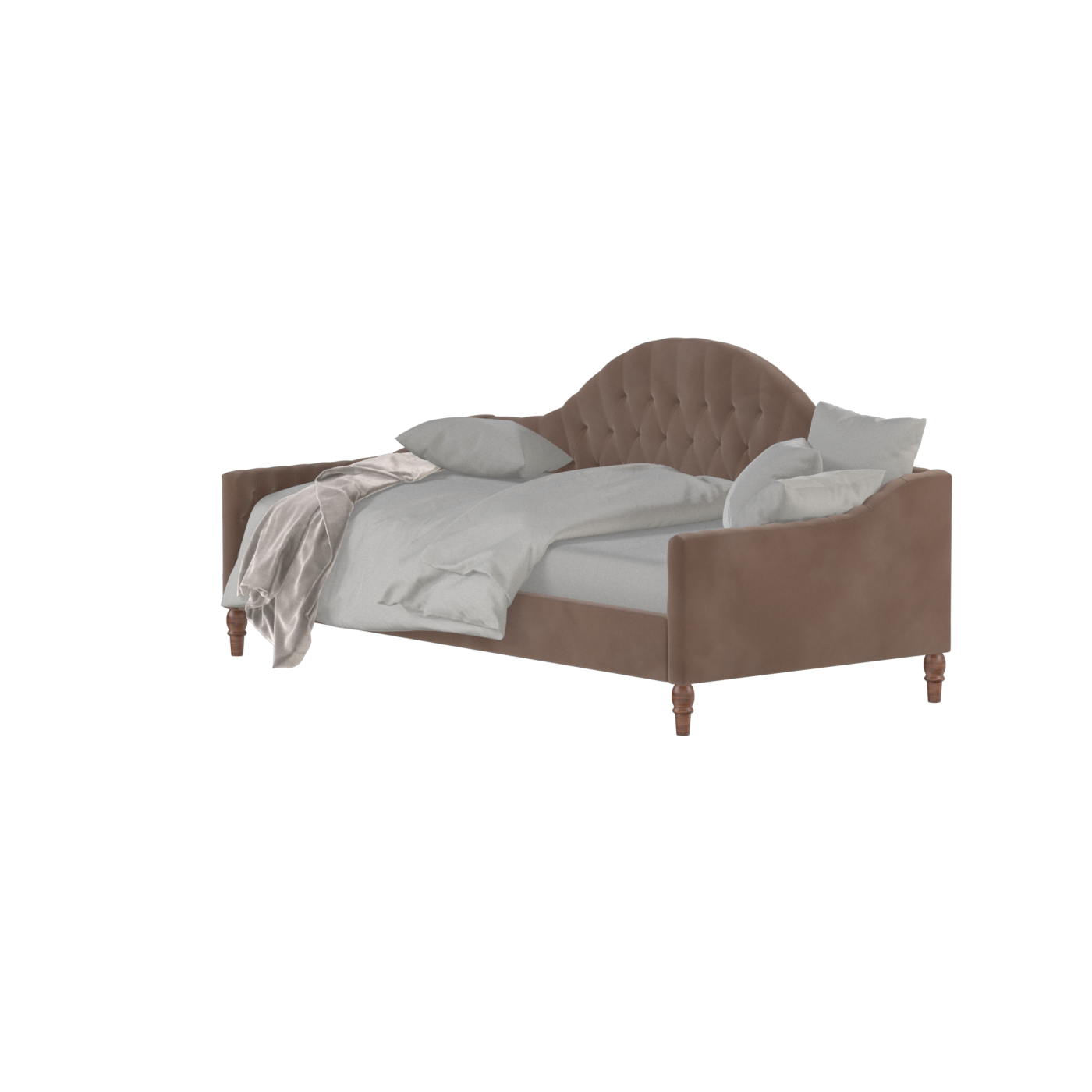 Elise Daybed with Elegant Curves and Versatile Comfort