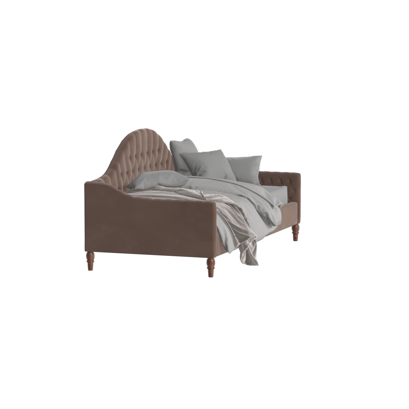 Elise Daybed with Elegant Curves and Versatile Comfort