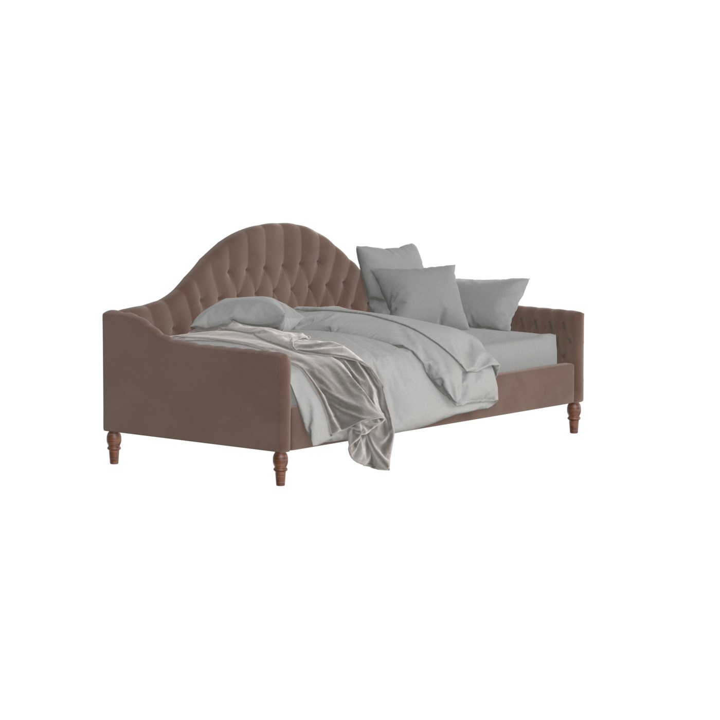 Elise Daybed with Elegant Curves and Versatile Comfort