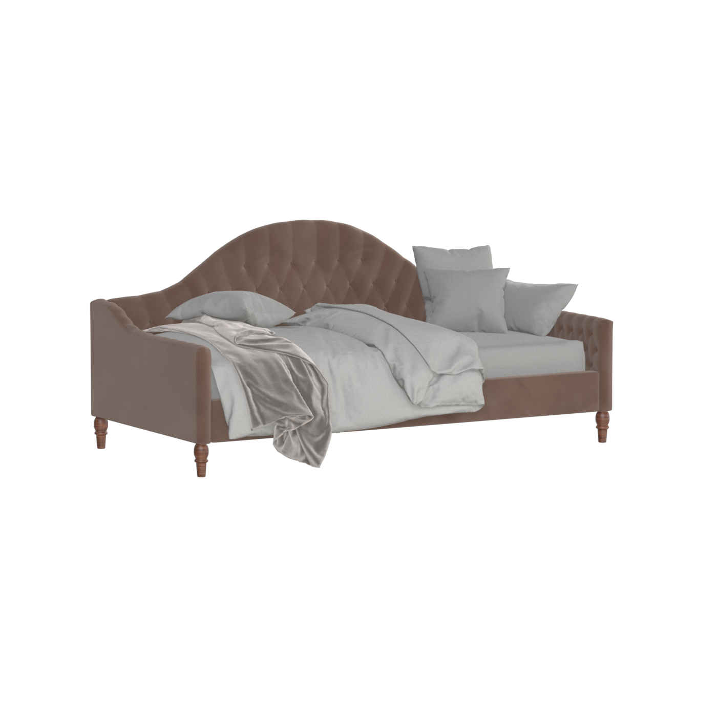 Elise Daybed with Elegant Curves and Versatile Comfort