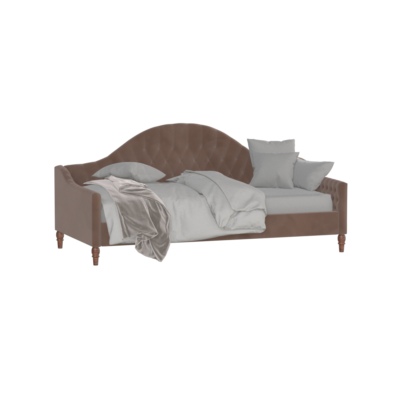Elise Daybed with Elegant Curves and Versatile Comfort