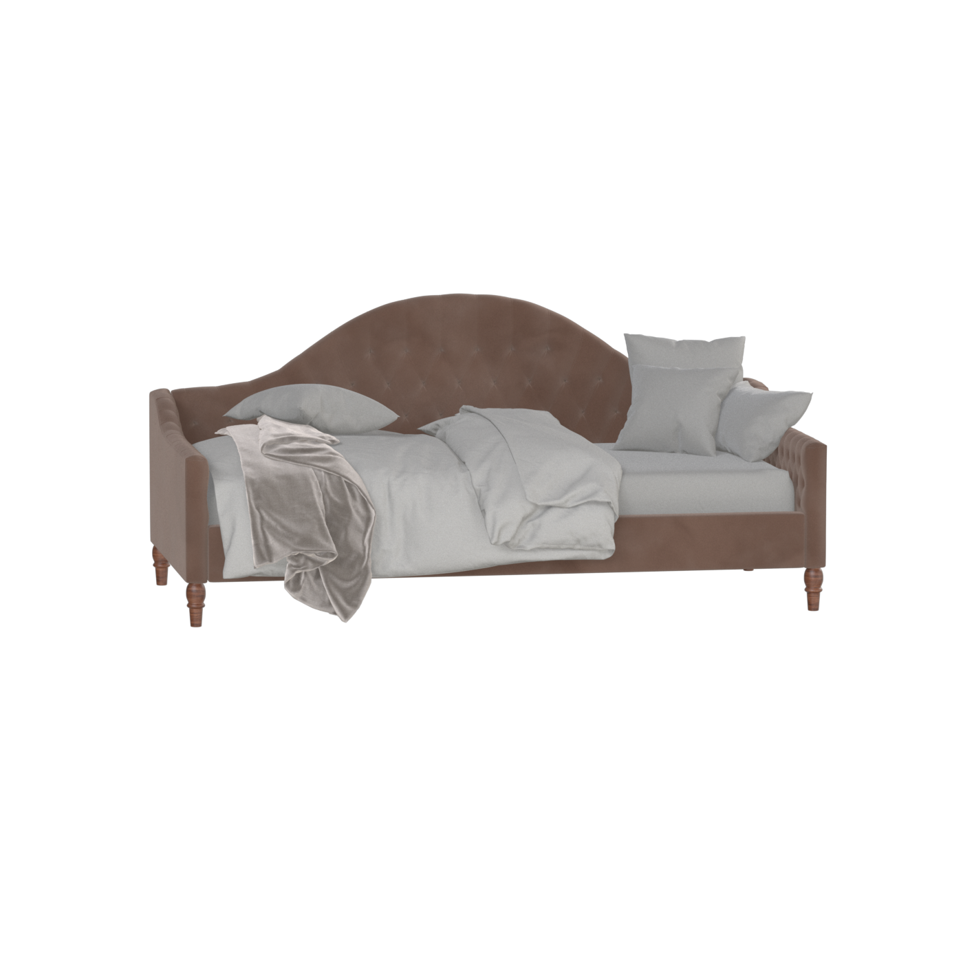 Elise Daybed with Elegant Curves and Versatile Comfort