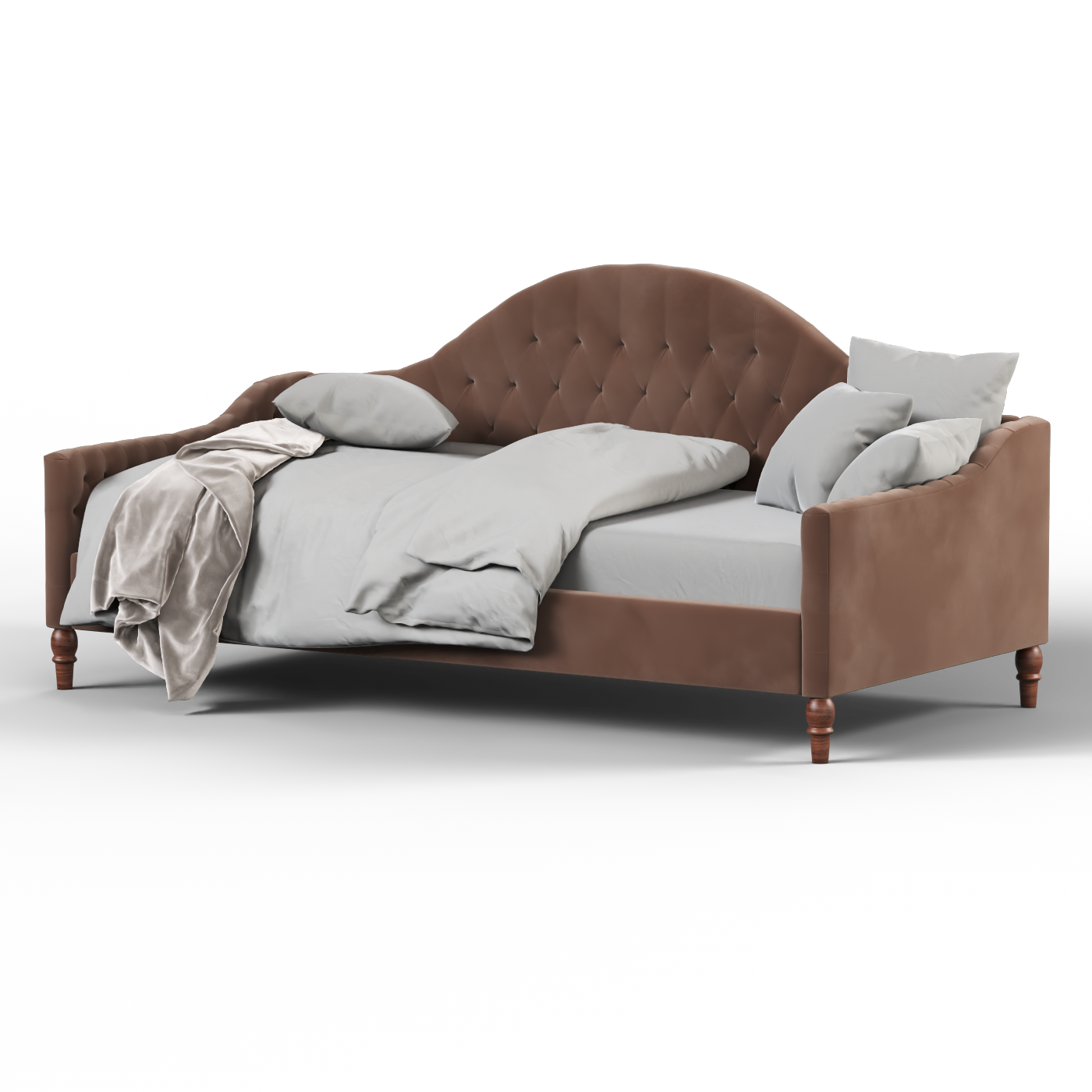 Elise Daybed with Elegant Curves and Versatile Comfort
