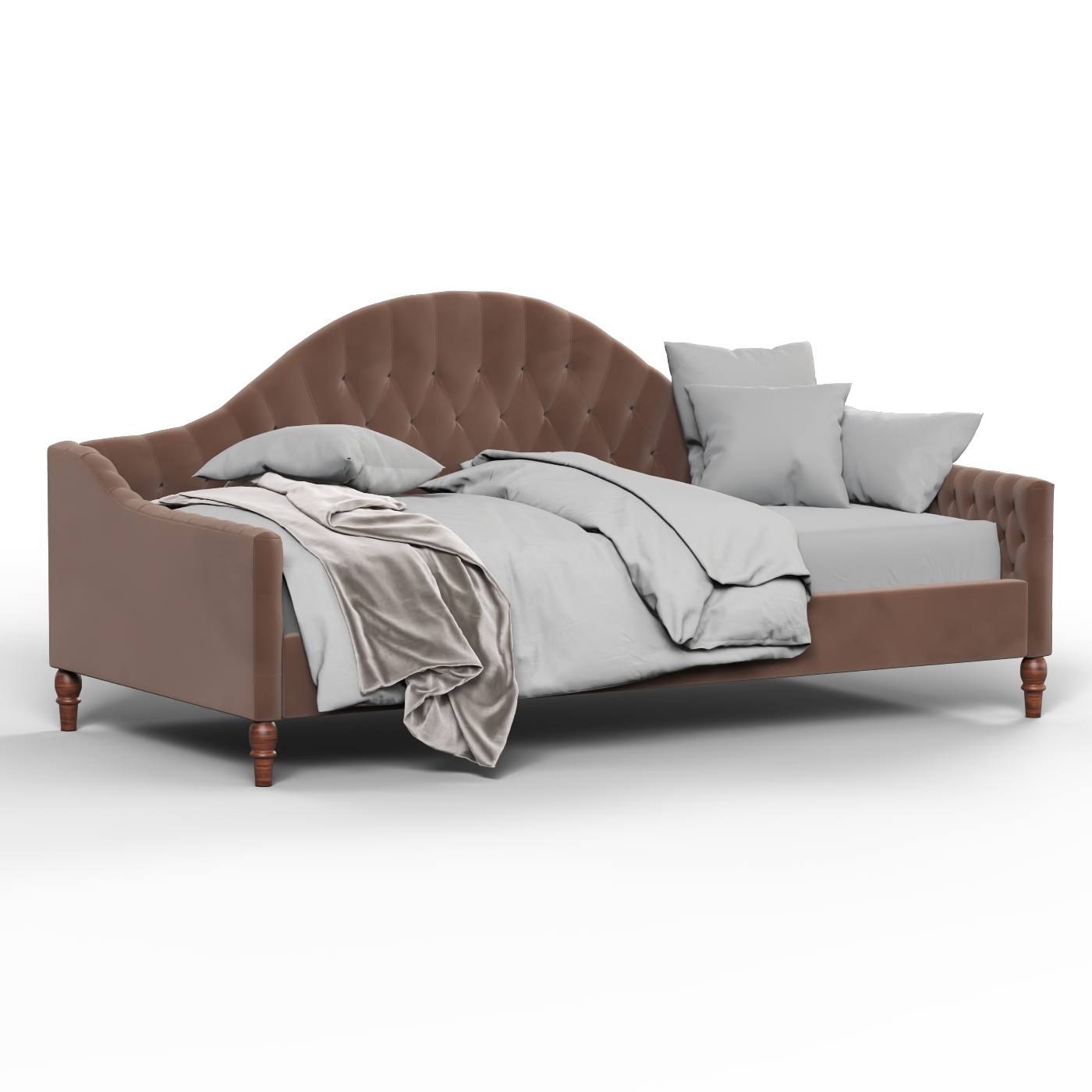 Elise Daybed with Elegant Curves and Versatile Comfort