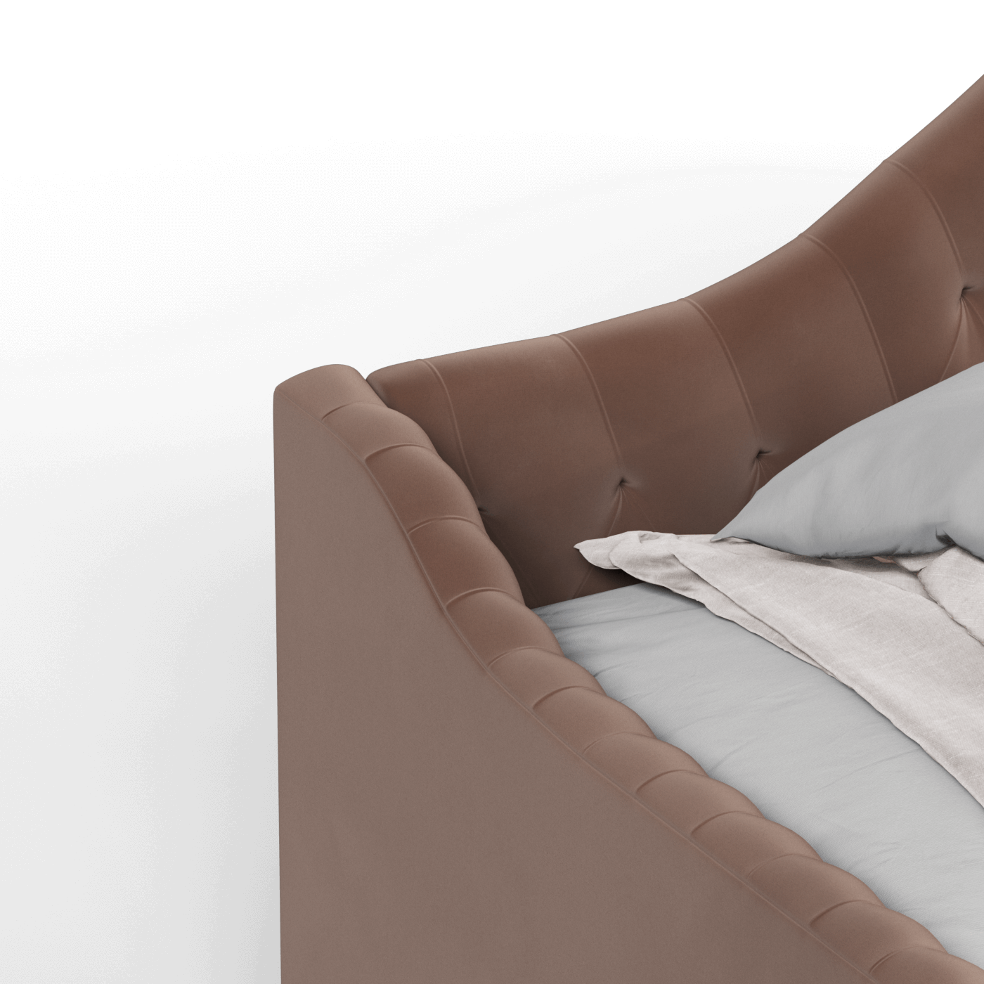 Elise Daybed with Elegant Curves and Versatile Comfort