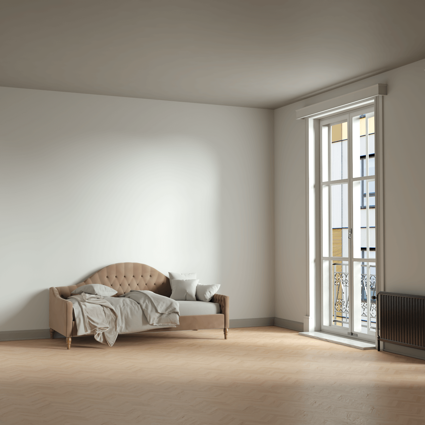 Elise Daybed with Elegant Curves and Versatile Comfort
