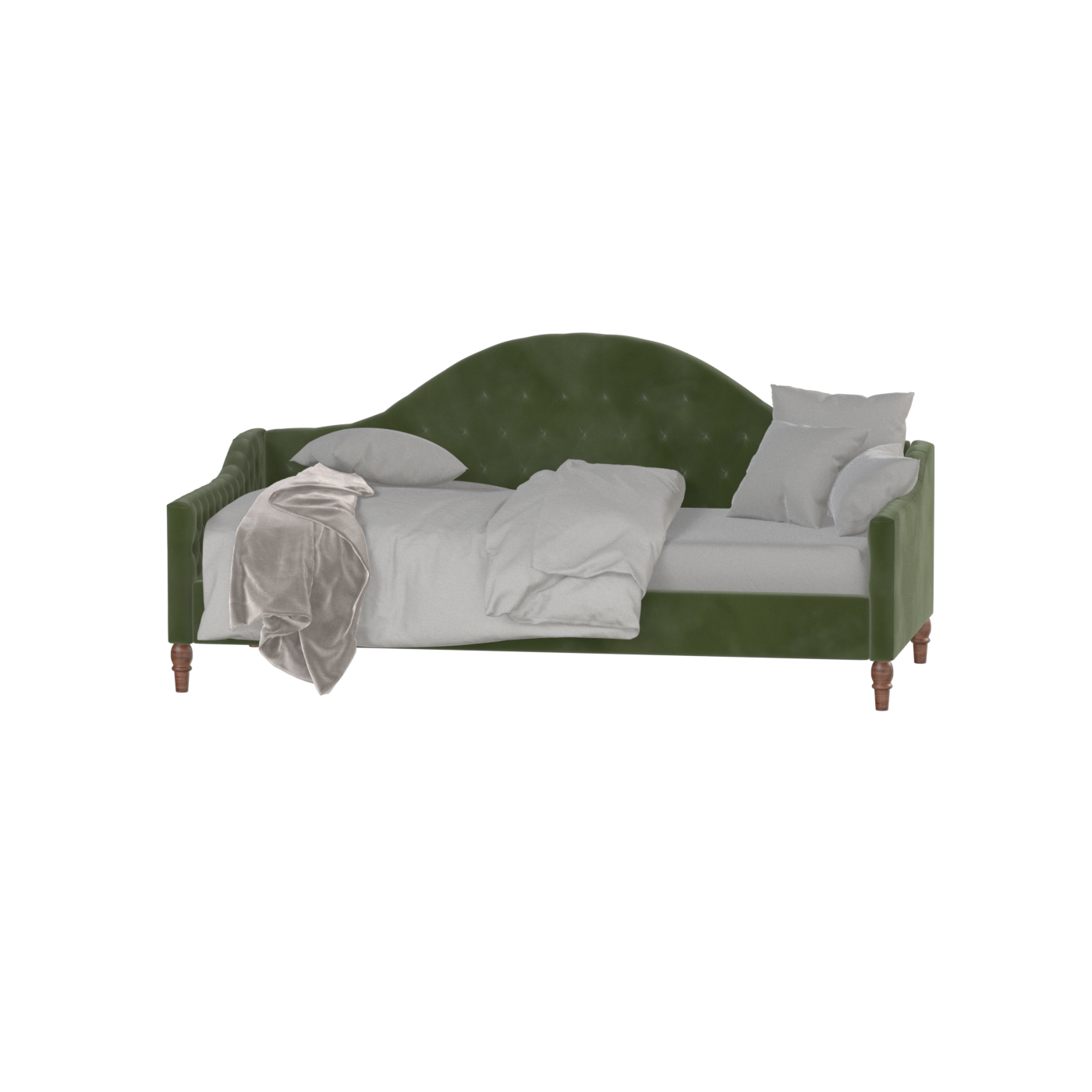 Lit de repos Elise aux courbes élégantes et au confort polyvalent