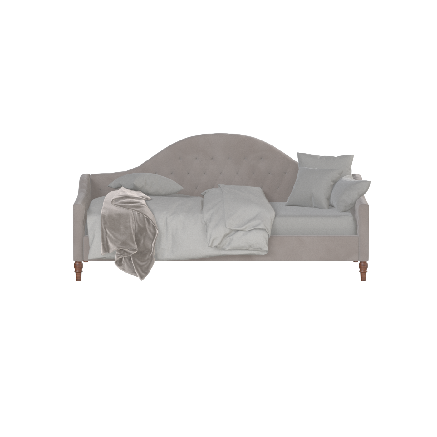 Lit de repos Elise aux courbes élégantes et au confort polyvalent