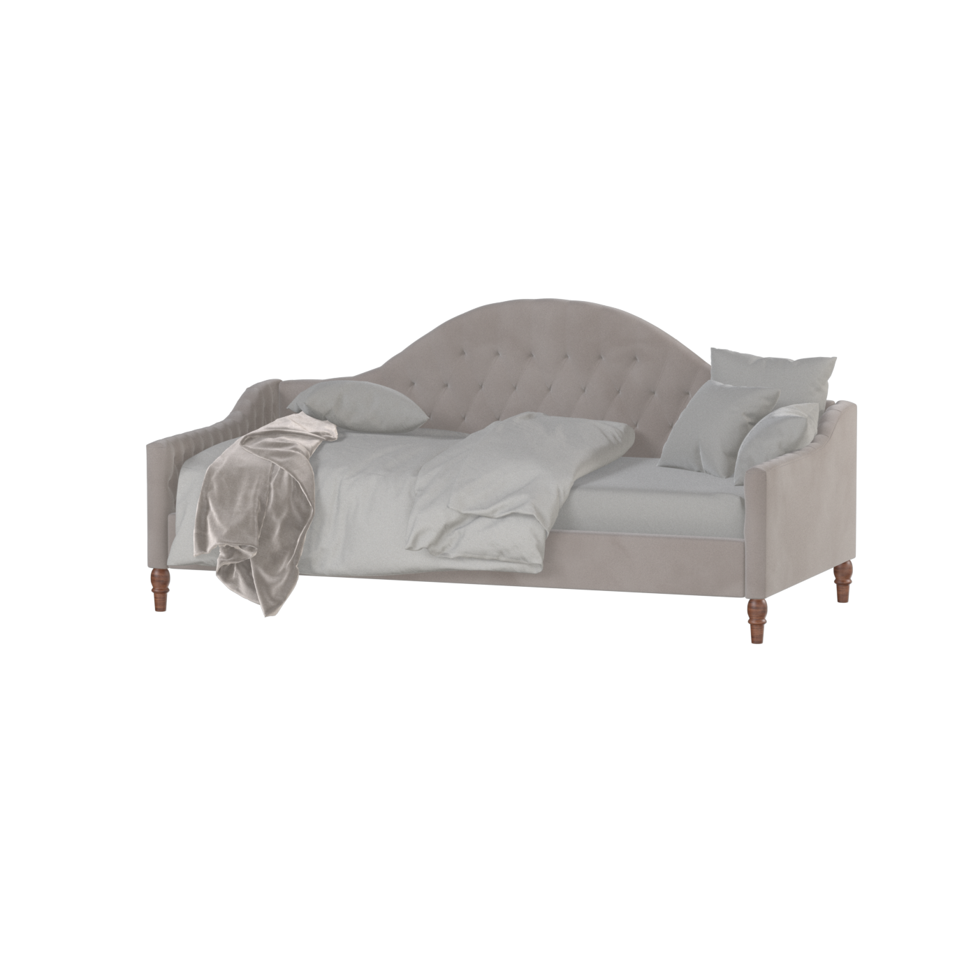 Lit de repos Elise aux courbes élégantes et au confort polyvalent