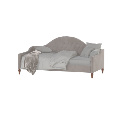 Lit de repos Elise aux courbes élégantes et au confort polyvalent