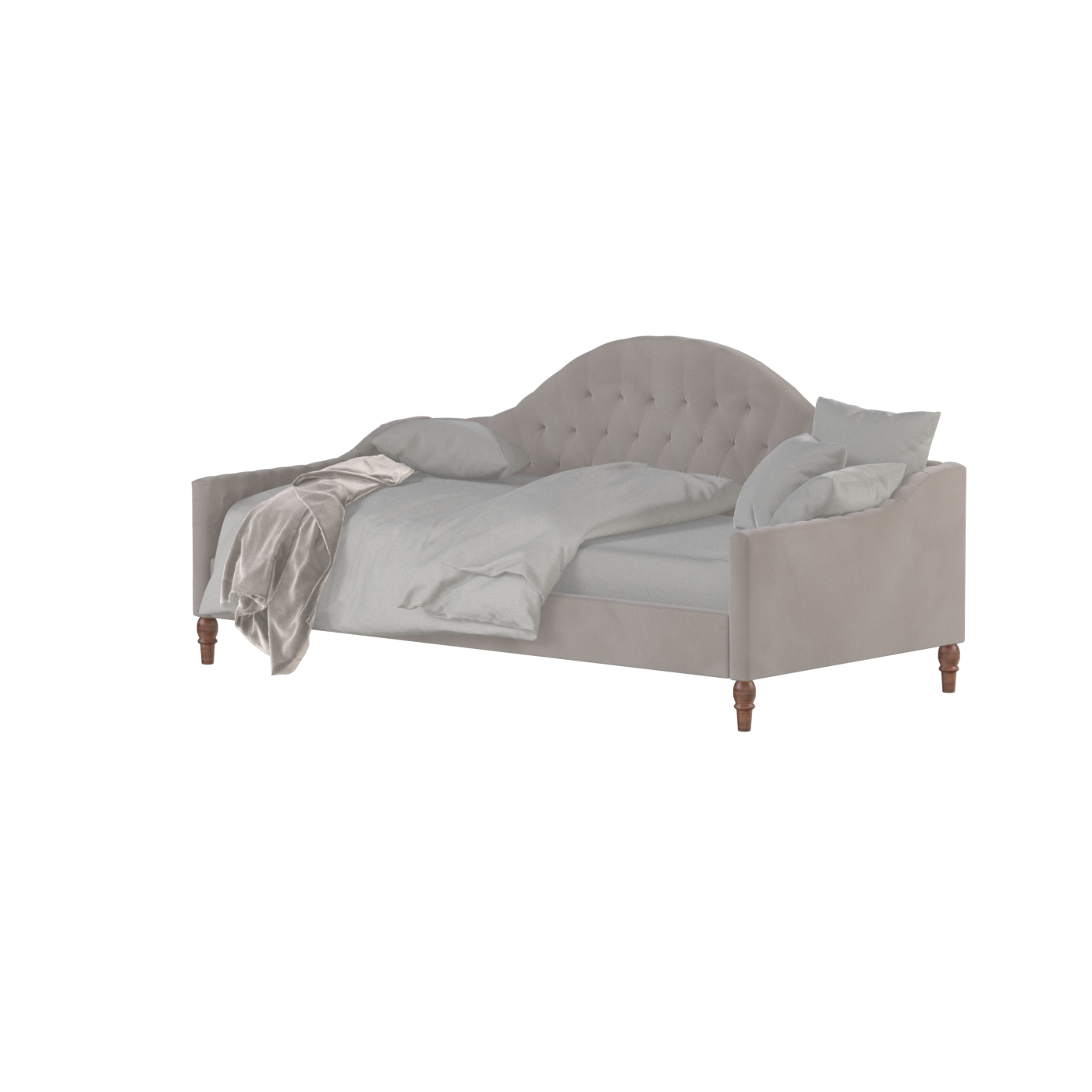 Lit de repos Elise aux courbes élégantes et au confort polyvalent