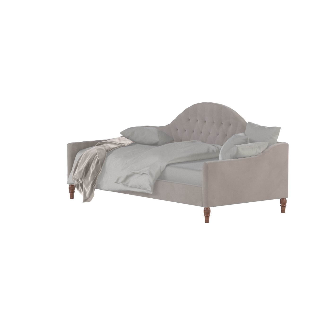 Lit de repos Elise aux courbes élégantes et au confort polyvalent