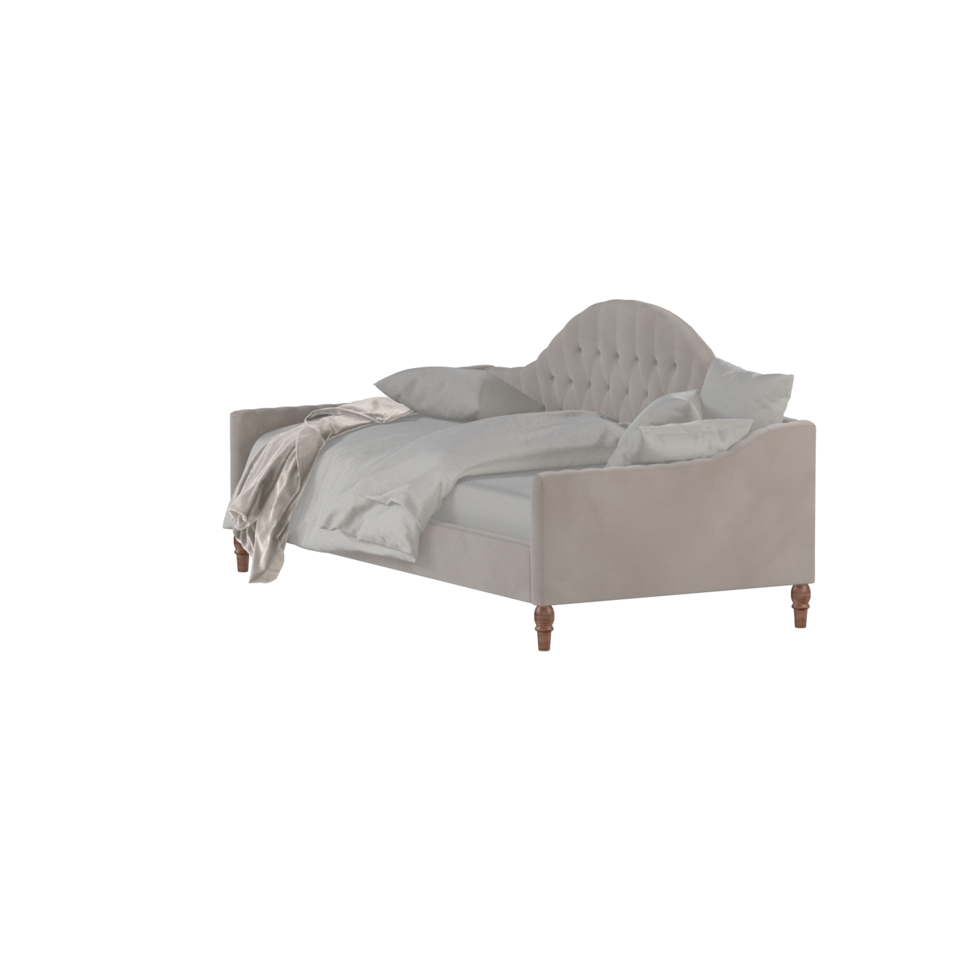 Lit de repos Elise aux courbes élégantes et au confort polyvalent