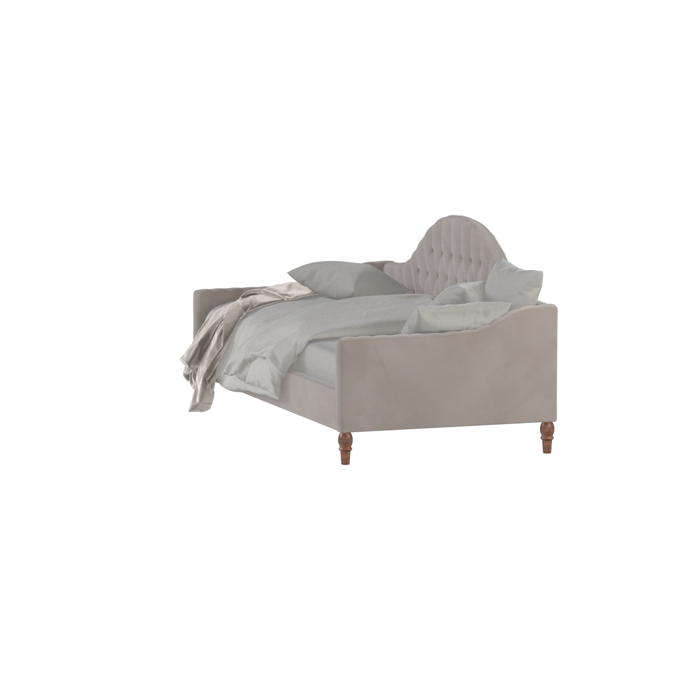Lit de repos Elise aux courbes élégantes et au confort polyvalent
