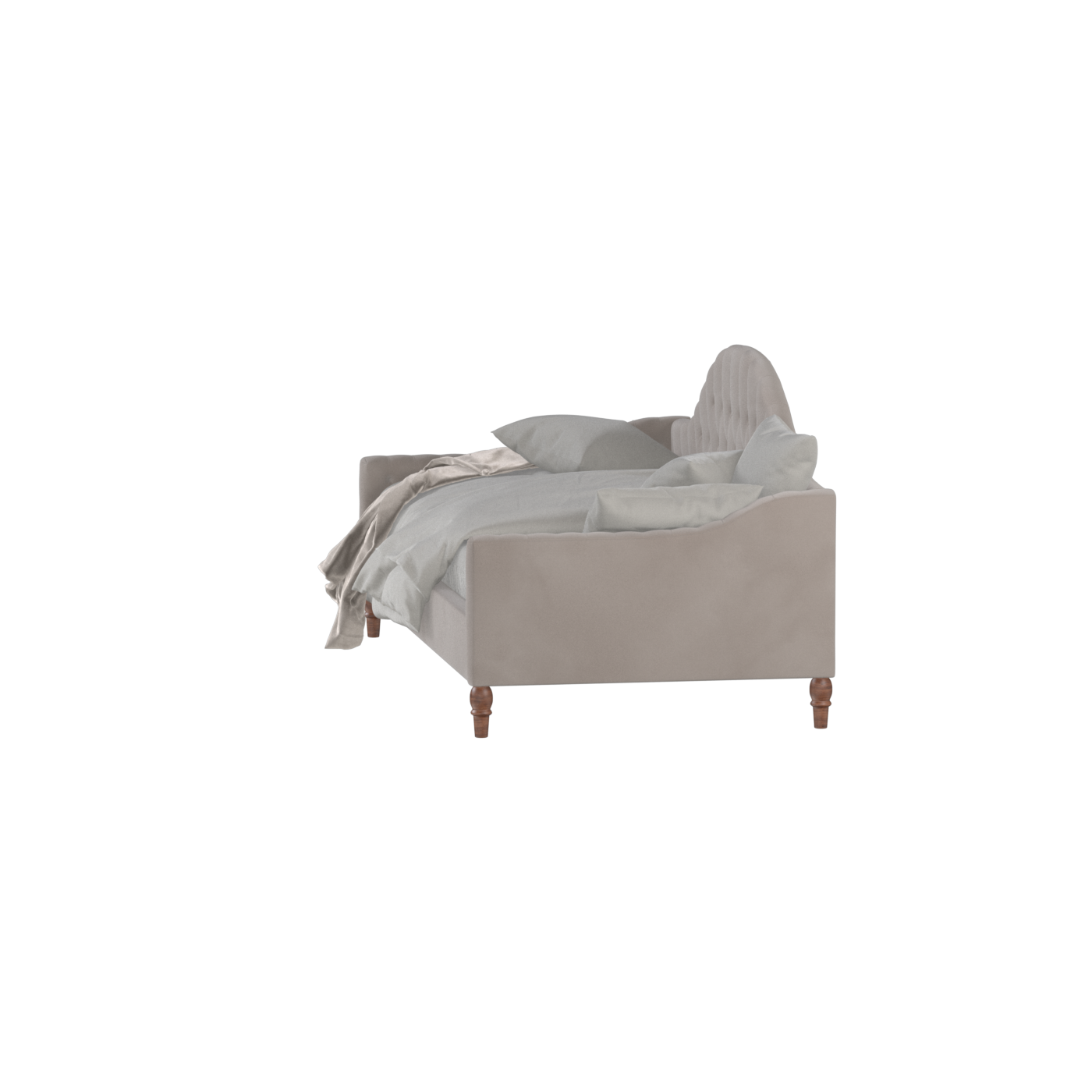 Lit de repos Elise aux courbes élégantes et au confort polyvalent