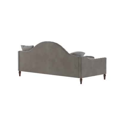 Lit de repos Elise aux courbes élégantes et au confort polyvalent