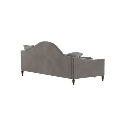 Lit de repos Elise aux courbes élégantes et au confort polyvalent