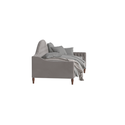 Lit de repos Elise aux courbes élégantes et au confort polyvalent