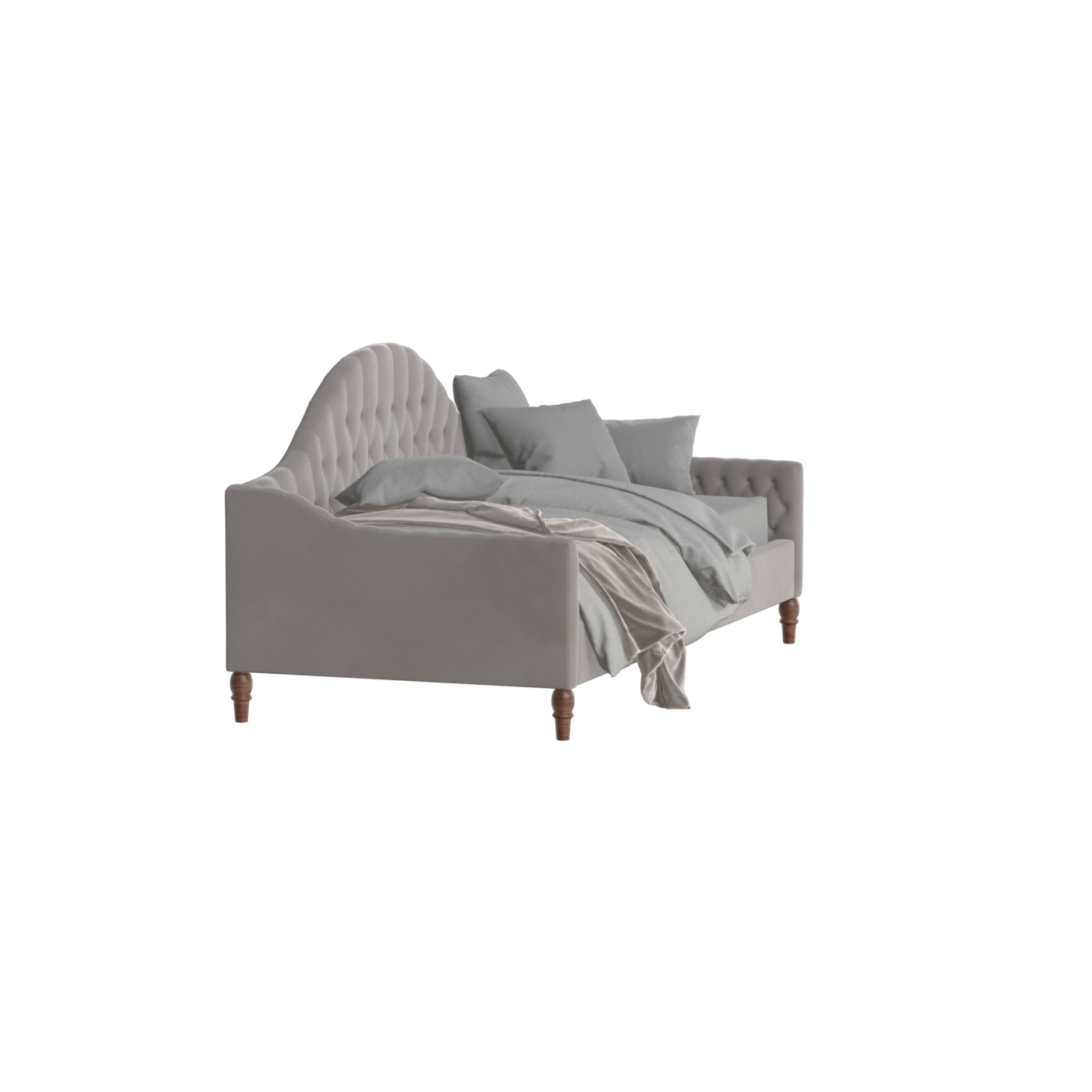 Lit de repos Elise aux courbes élégantes et au confort polyvalent
